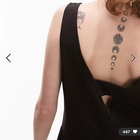 Topshop button through casual jumspuit in black - Picture 11 of 11